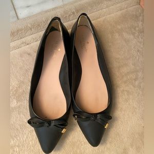 Kate Spade black flats - size 9